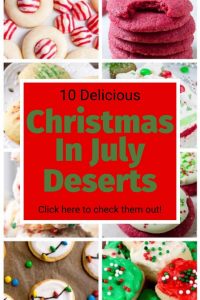 christmas in july deserts