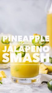 pineapple Jalapeno cocktail