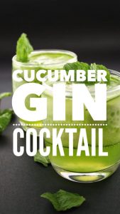 cucumber gin cocktail