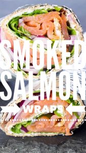 smoked salmon wraps