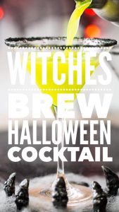 witches brew halloween cocktail
