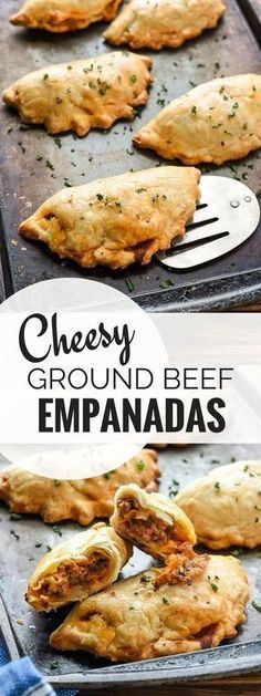 cheesy ground beef empanadas