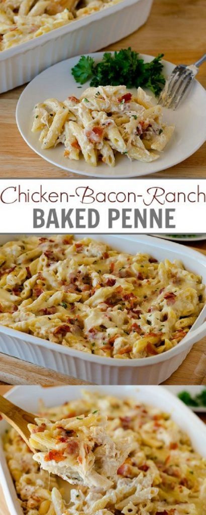 chicken bacon ranch penne
