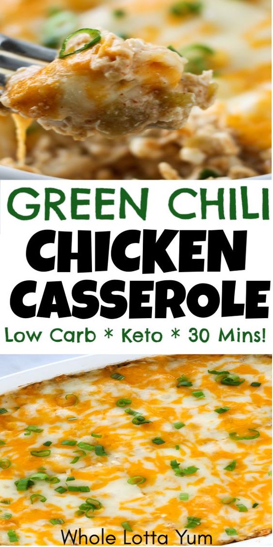 green chili chicken casserole