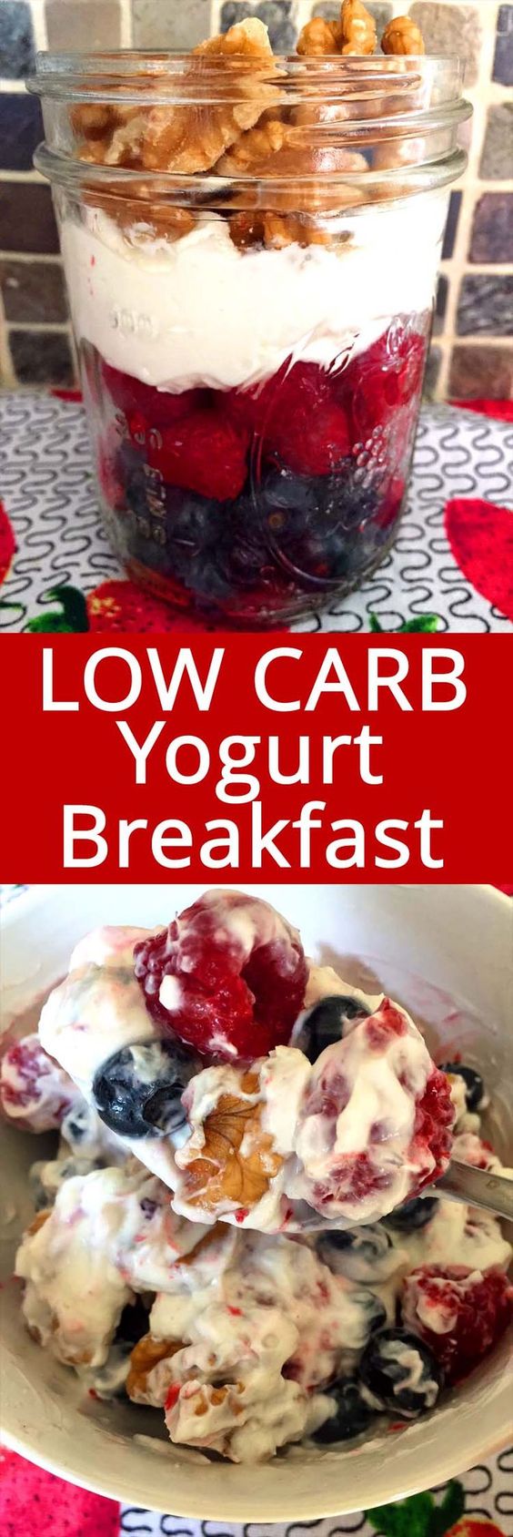 low carb yogurt breakfast