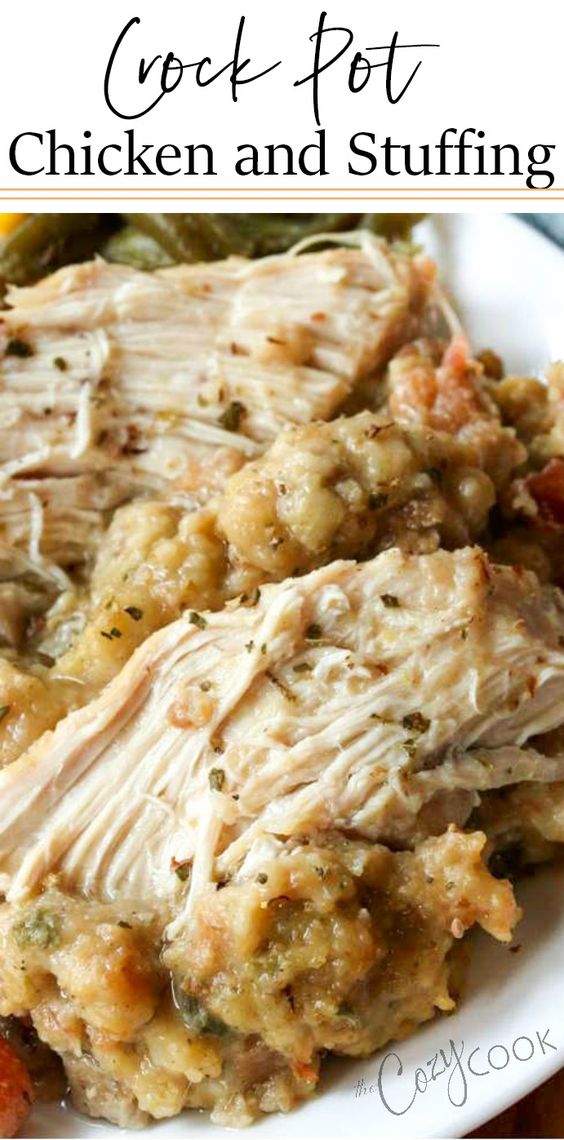 crock pot chicken and stuffing