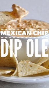 Mexican chip dip ole