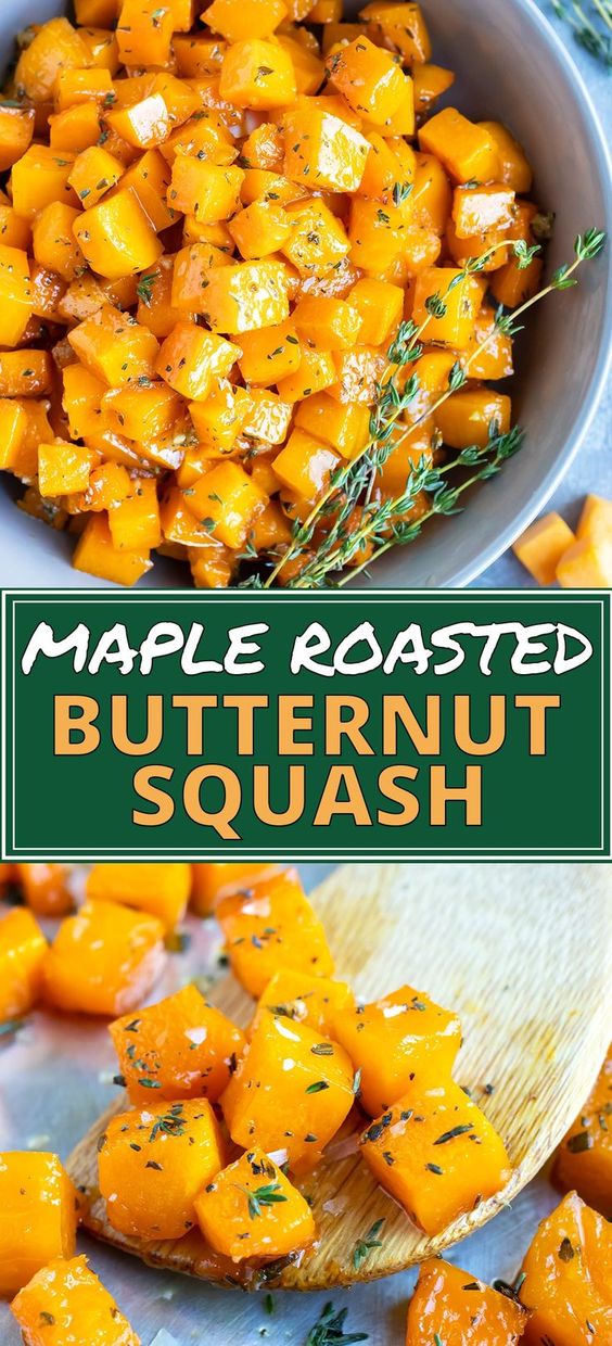 maple roasted butternut squash