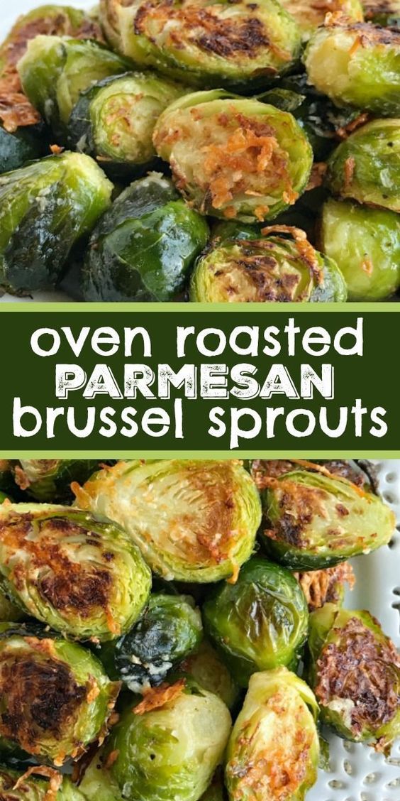 oven roasted parmesan brussel sprouts