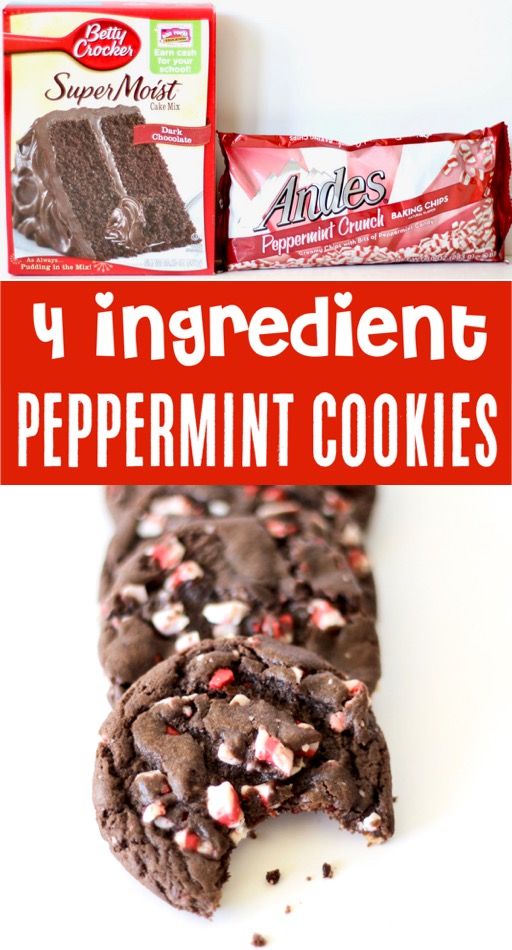 4 ingredient peppermint cookies