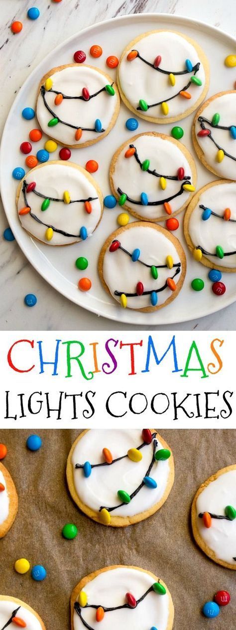 christmas lights cookies