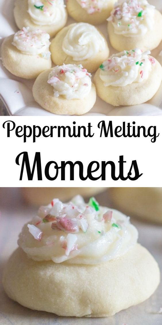 peppermint melting moments