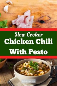Slow Cooker Chicken Chili With Pesto