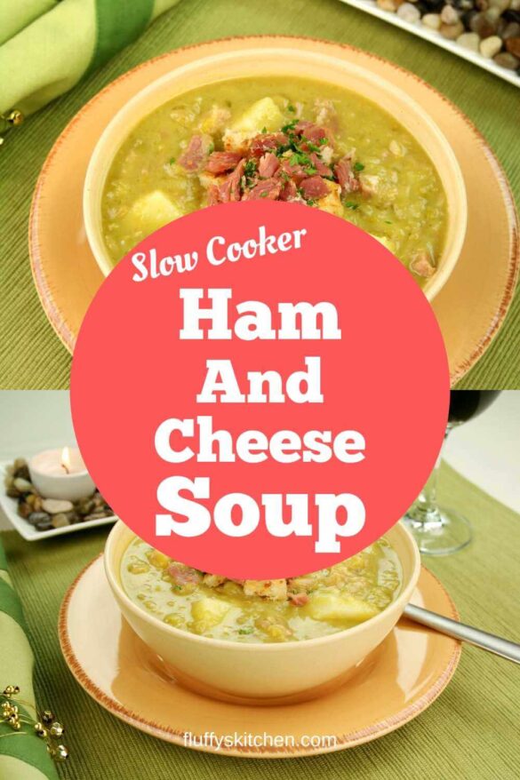 Slow Cooker Ham And Cheese Soup