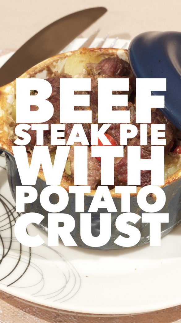 beef steak pie potato crust