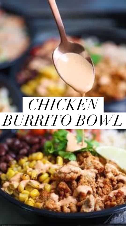chicken burrito bowl