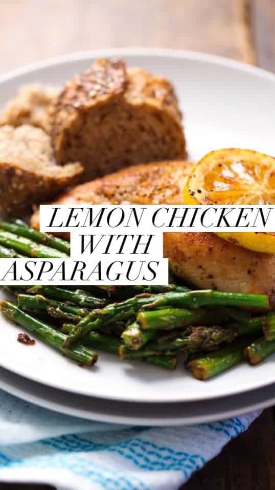 lemon chicken with asparagus