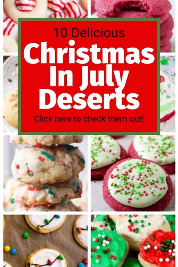 christmas in july deserts