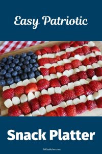 easy patriotic snack platter