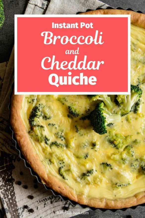 broccoli and cheddar quiche