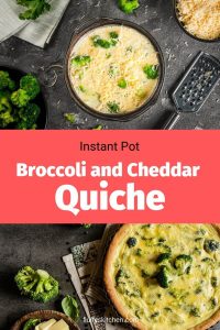 broccoli and cheddar quiche
