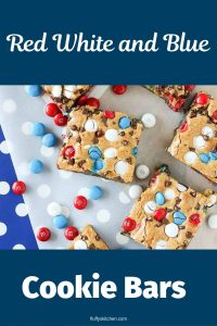 red white and blue cookie bars