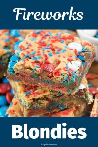 fireworks blondies