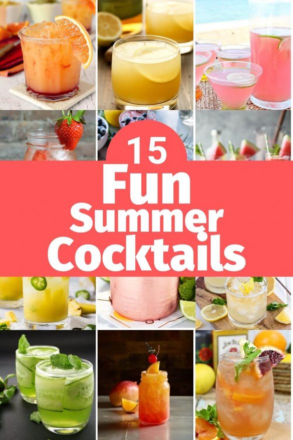 fun summer cocktails