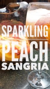Sparkling Peach Sangria