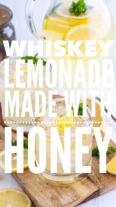 whiskey lemonade with honey