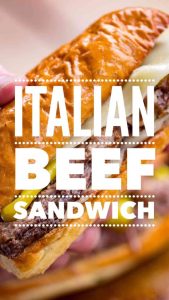 italian beef sandwich