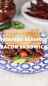 jalapeno barbecue bacon sandwich