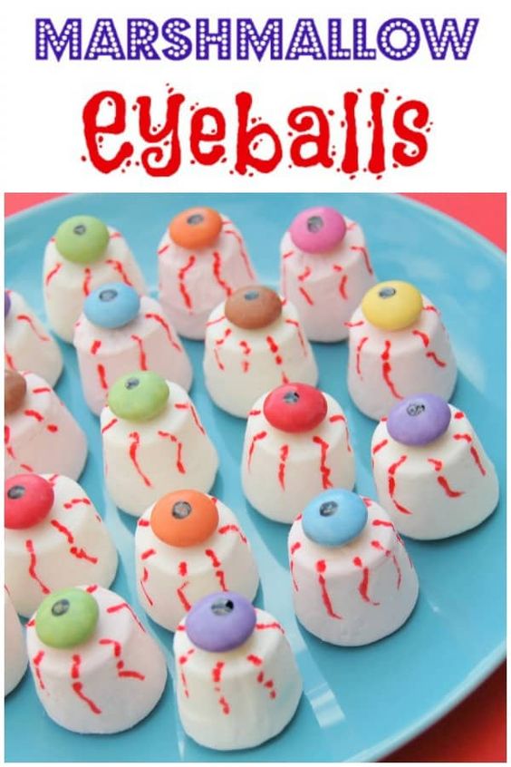 marshmallow eyeballs