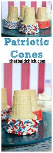 patriotic cones