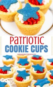 patriotic cookie cups