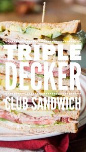 triple decker club sandwich