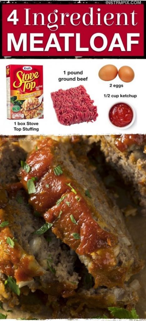 4 ingredient meatloaf