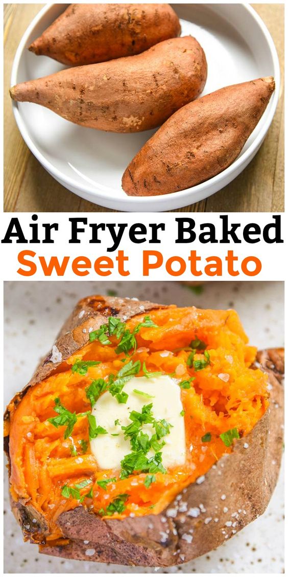 air fryer baked sweet potato