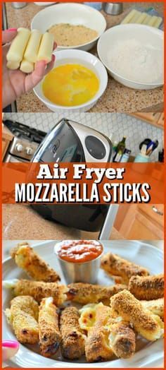 air fryer mozzerella sticks