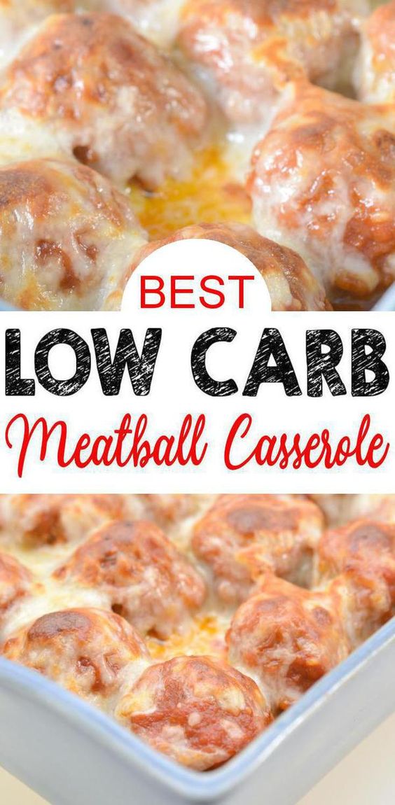 best low carb meatball casserole