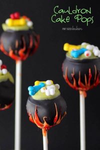 cauldron cake pops