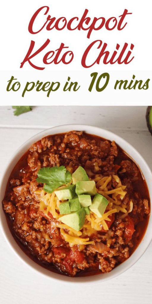 crockpot keto chili