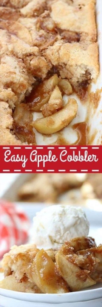 easy apple cobbler