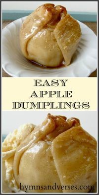 easy apple dumplings