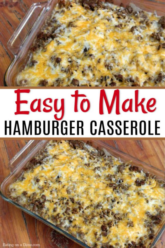 easy hamburger casserole