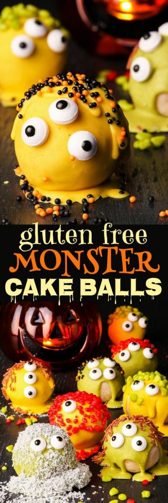 gluten free monster cake balls