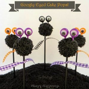 googly eyed cake pops