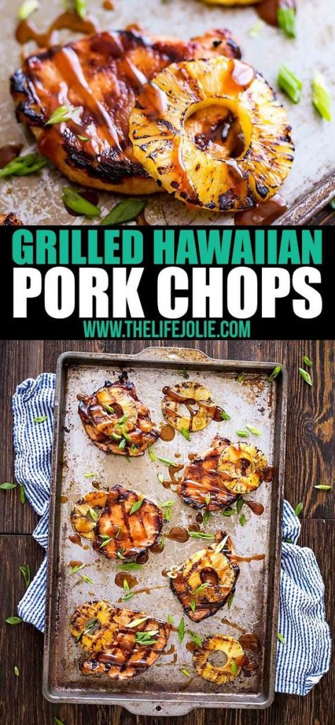 grilled hawaiian pork chops