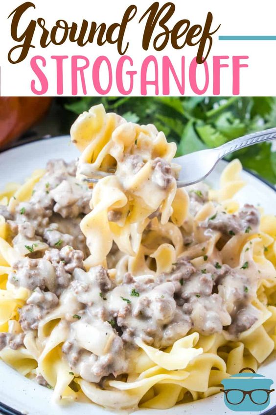 ground beef stroganoff