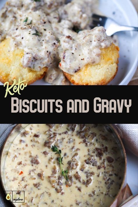 keto biscuits and gravy